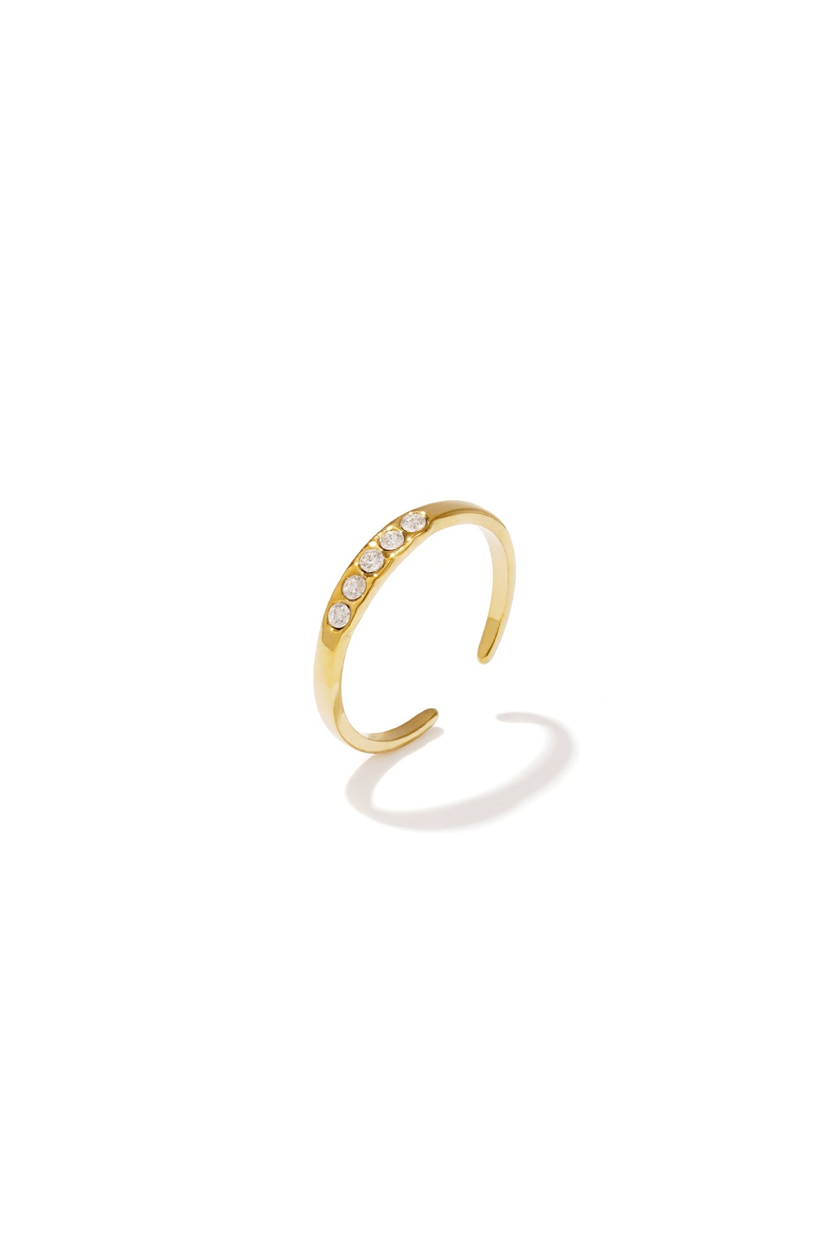 Anello con pietre - Acciaio inossidabile