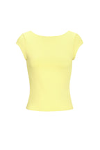 Maglietta Donna in Nylon Maglia Base Colore Puro Primavera/Estate