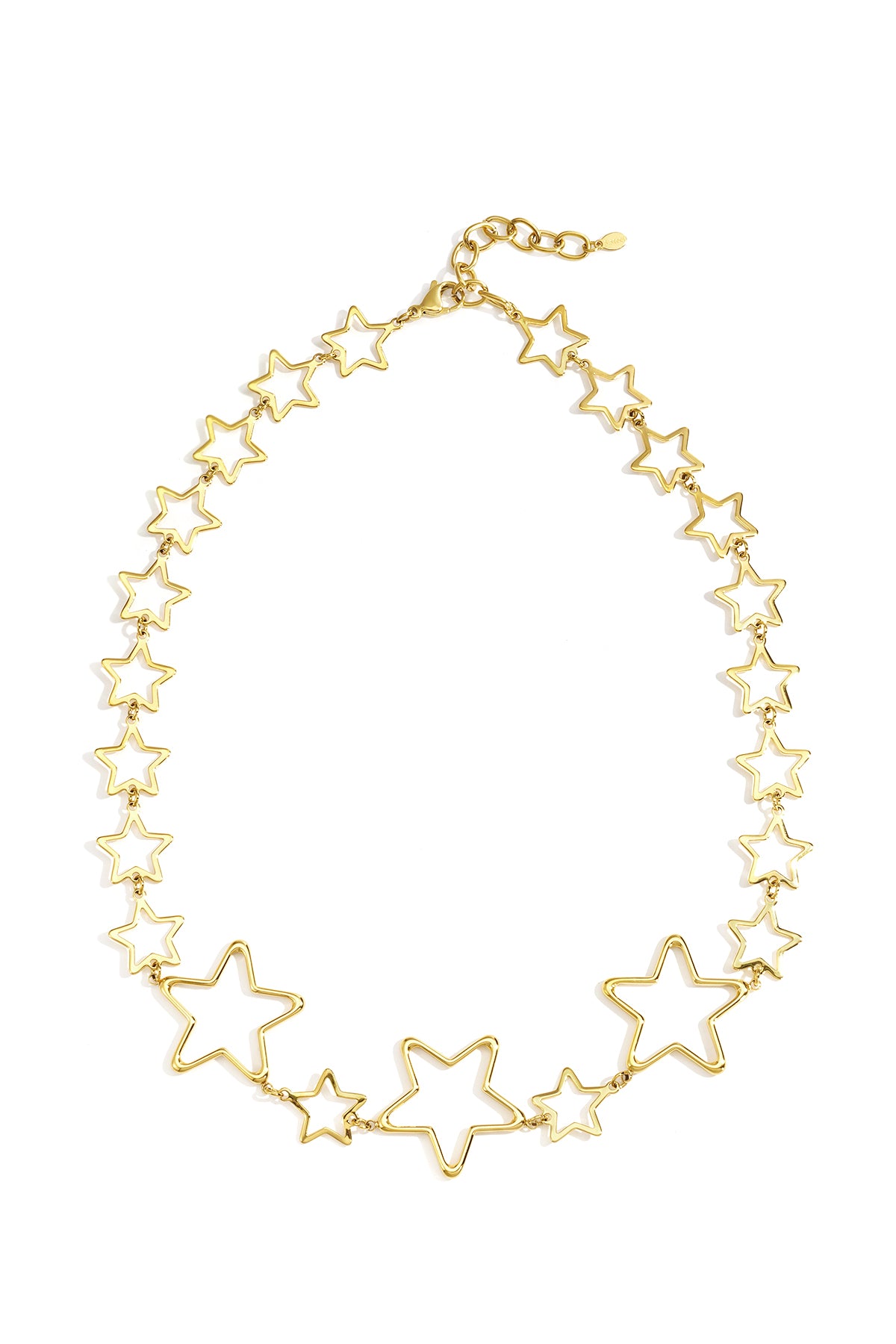 Collane a catena in acciaio inossidabile, serie Star Casual Daily Simple, gioielli da donna
