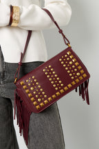Borse a tracolla geometriche punk PU accessori quotidiani