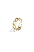 Anelli minimalisti in acciaio inossidabile a forma di cuore, casual, quotidiani, semplici, gioielli da donna