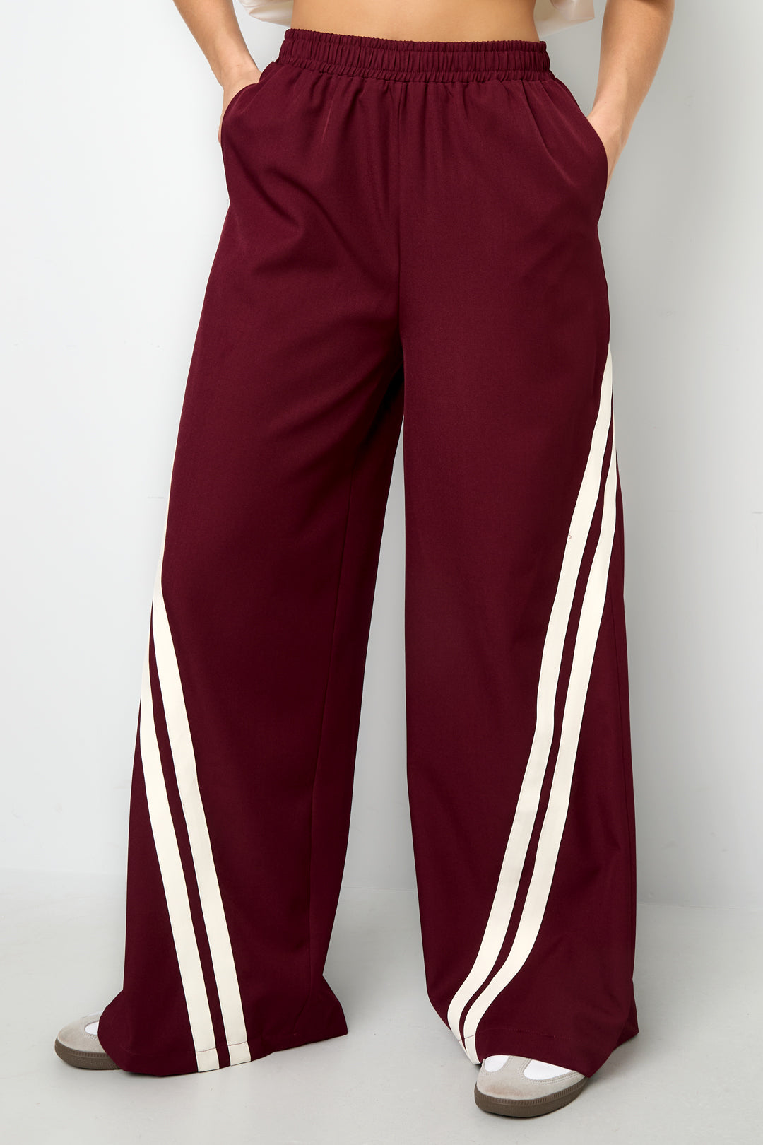 pantaloni a righe