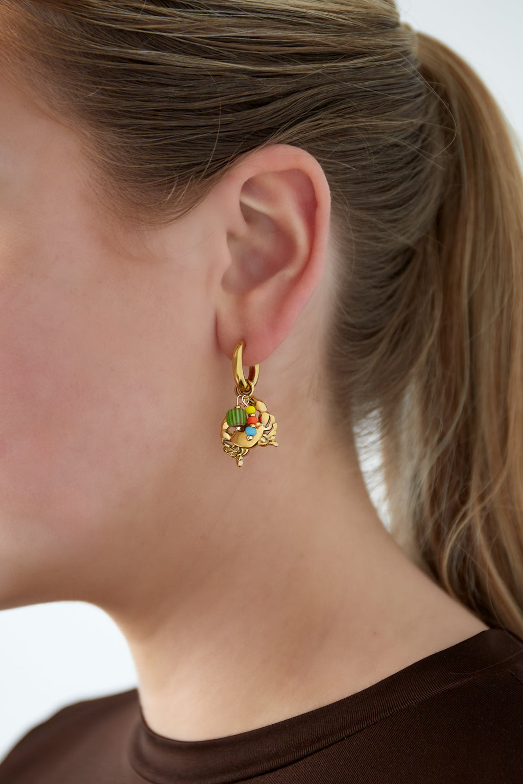 Orecchini Granchio - Color Oro