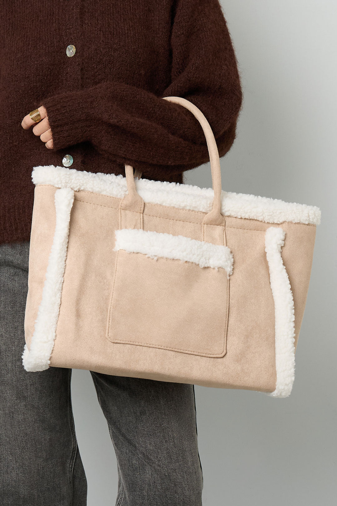 Borse tote patchwork casual cotone accessori quotidiani