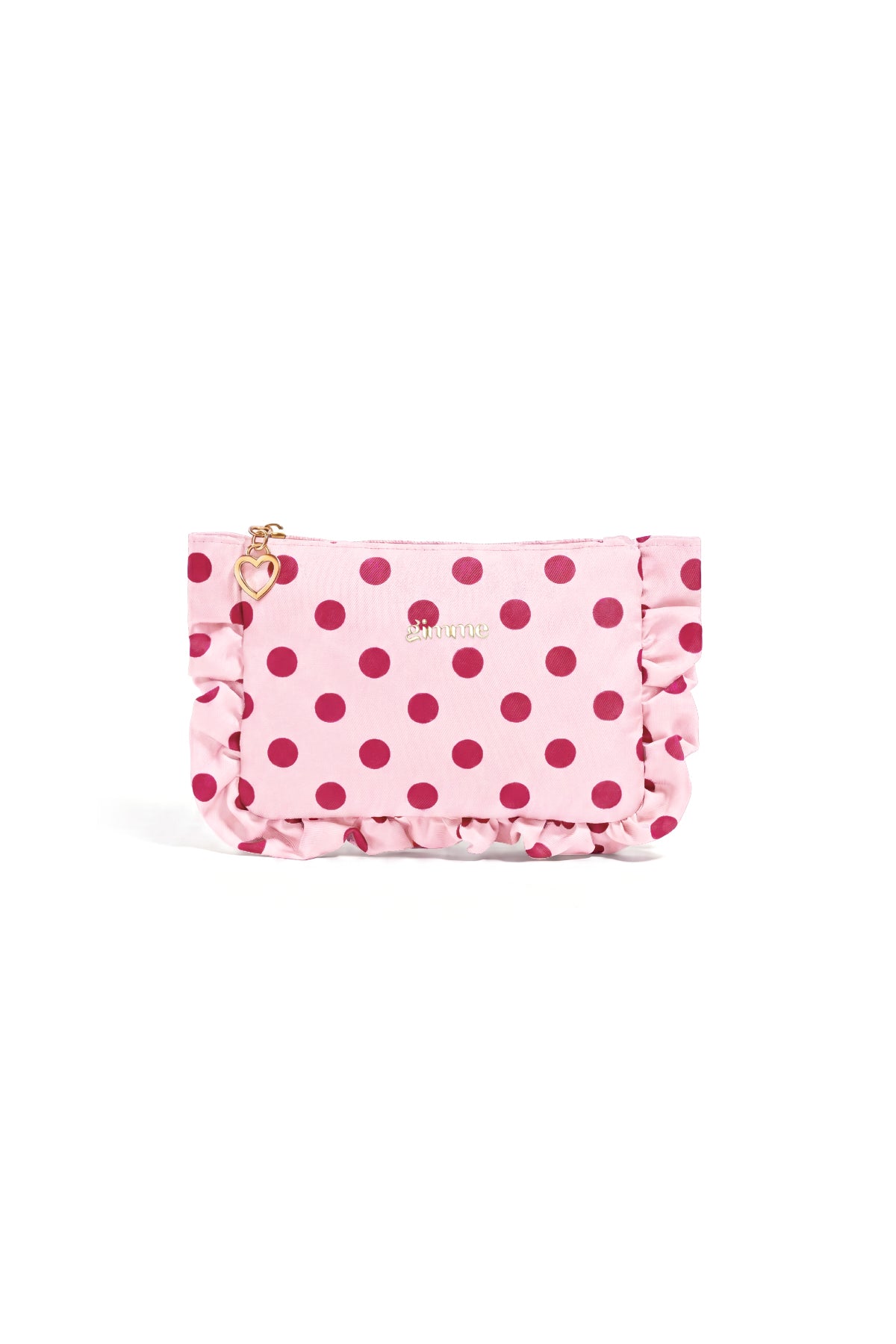 Pochette per il trucco a pois, semplici, in poliestere, accessori per tutti i giorni