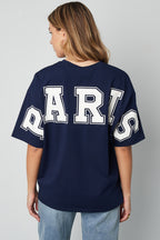 Cotton Maglietta Donna Casual Letters
