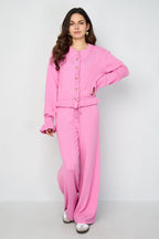 Il cardigan con volant amorevole