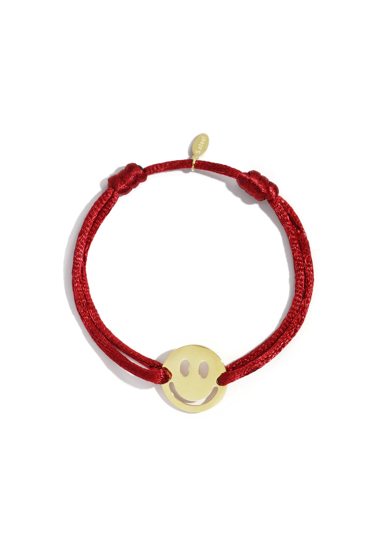 Bracciale in raso con smiley