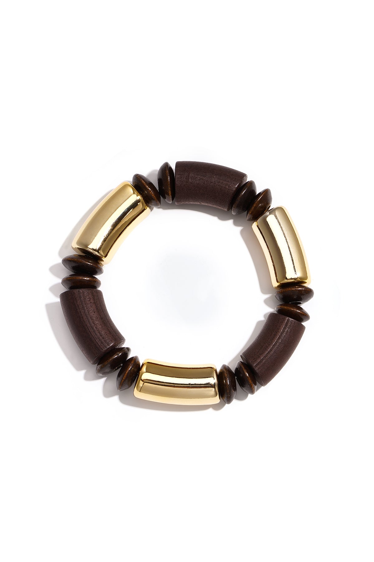 Braccialetti con perline di legno, perline, serie Retro Daily Simple, gioielli da donna
