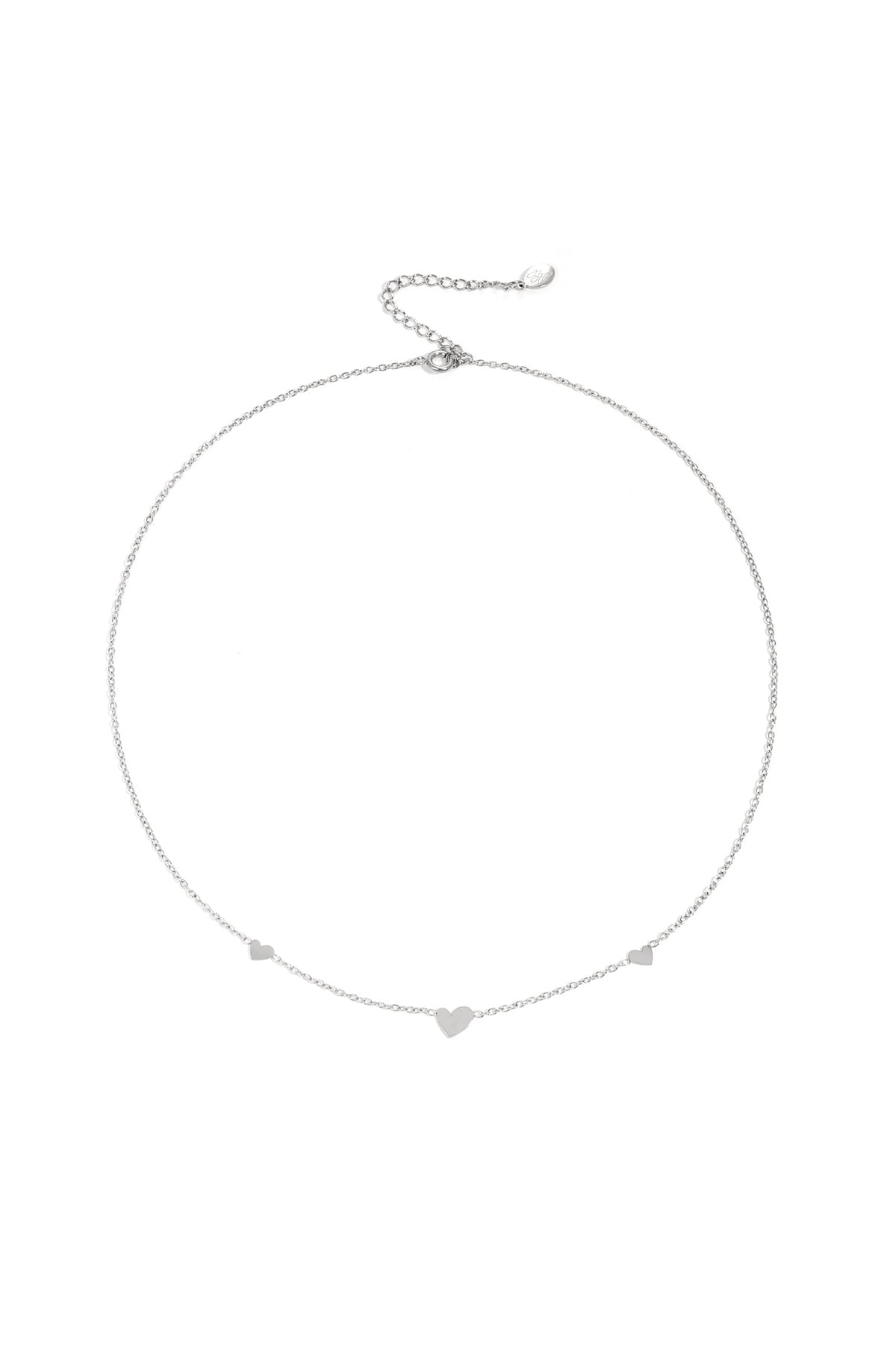 collana classica con cuori