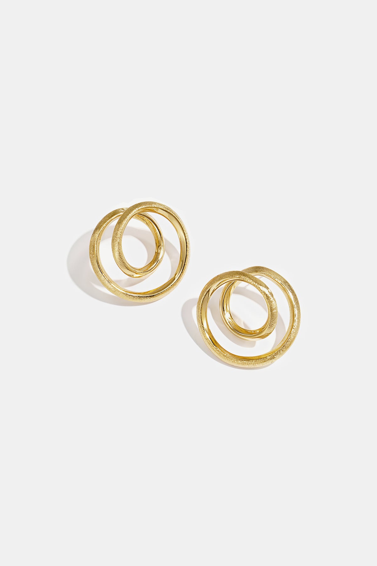 Orecchini con effetto spirale