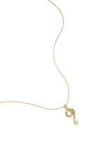 Collana con ciondolo a forma di serpente rivestito