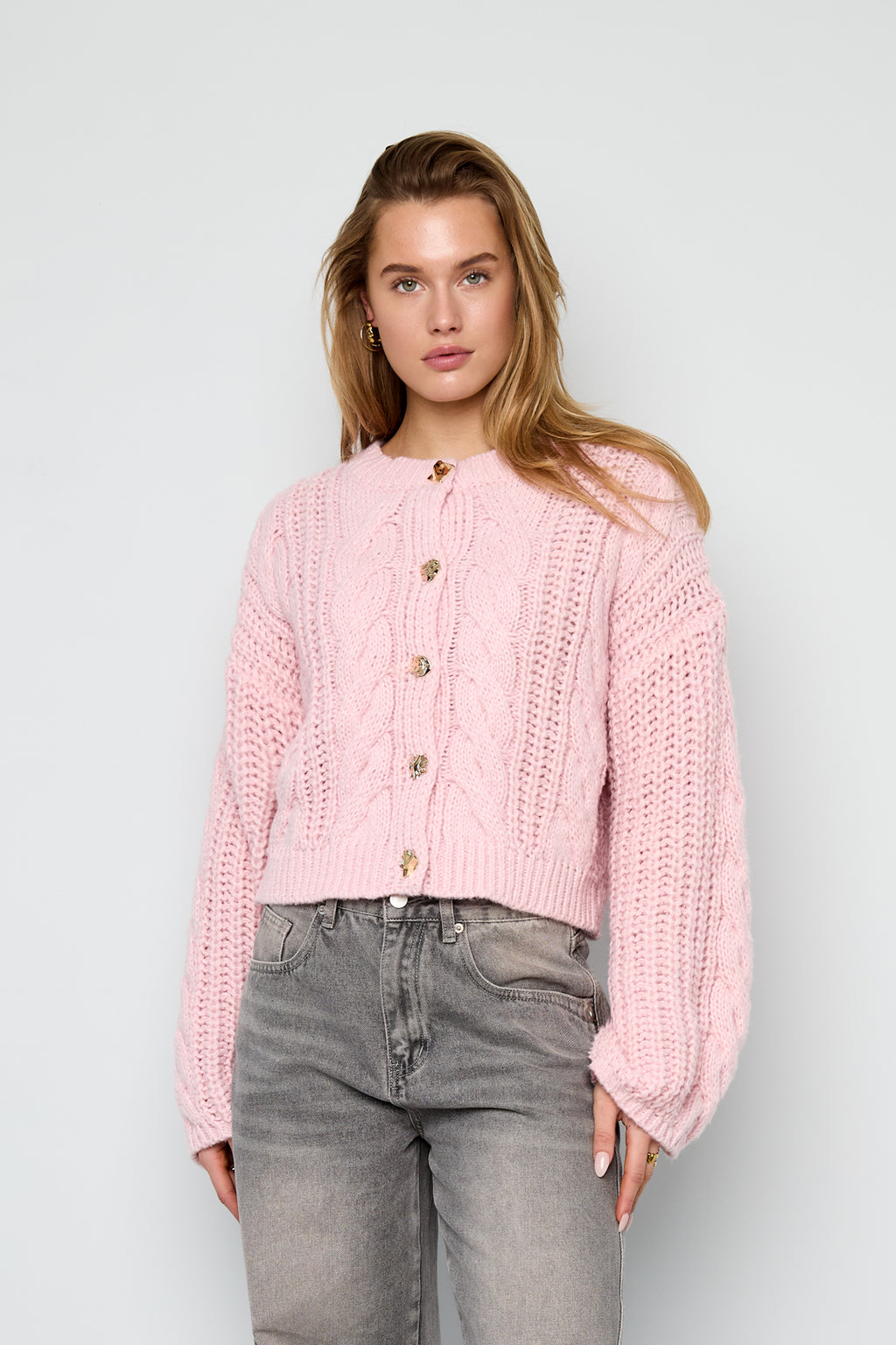Cardigan a trecce