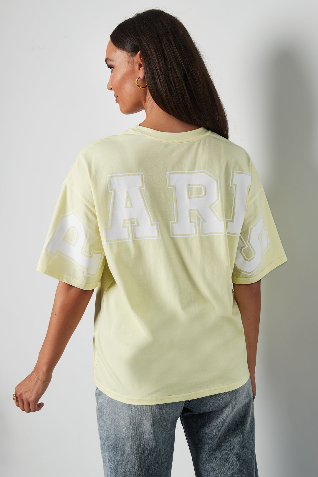 Cotton Maglietta Donna Casual Letters