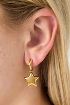 Orecchini pendenti in acciaio inossidabile Star Daily Simple Series Gioielli da donna