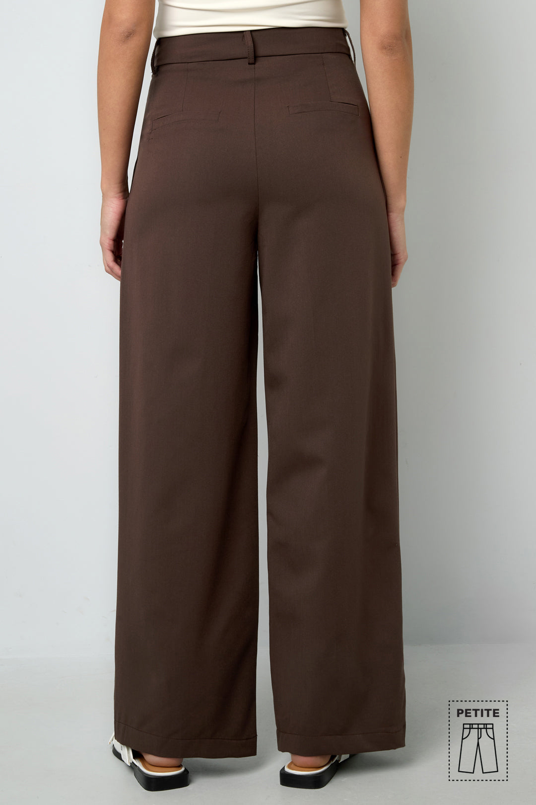 Tessuto Fibra di Poliestere Donna Pantalone Dritto Casual Autunno/Inverno