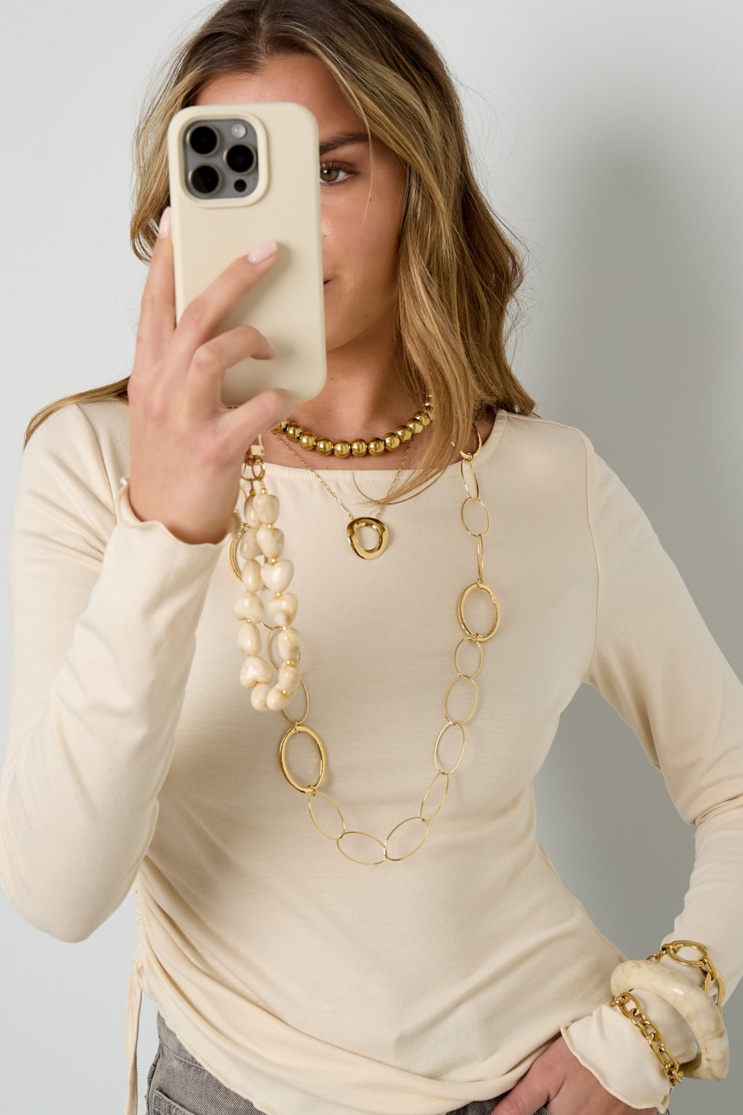 Collana a maglie ovali
