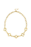 Collane a catena in acciaio inossidabile Clover Casual Daily Simple Series Gioielli da donna