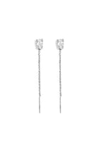 Orecchini pendenti in acciaio inossidabile con catena, eleganti, della serie Daily Simple, gioielli da donna