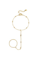 Collana da polso con pietre ovali e rotonde