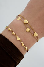 Bracciale multi cuore