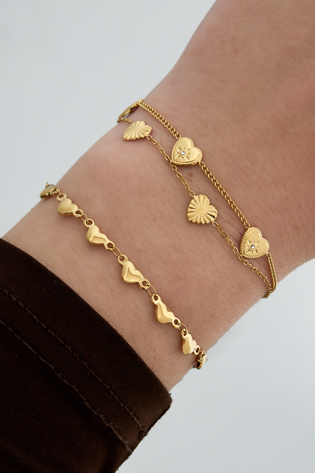 Bracciale multi cuore