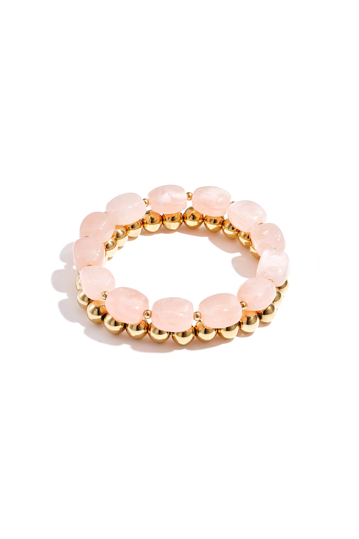 Bracciale con perline asimmetriche
