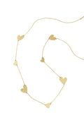 Collana lunga con cuori di varie dimensioni