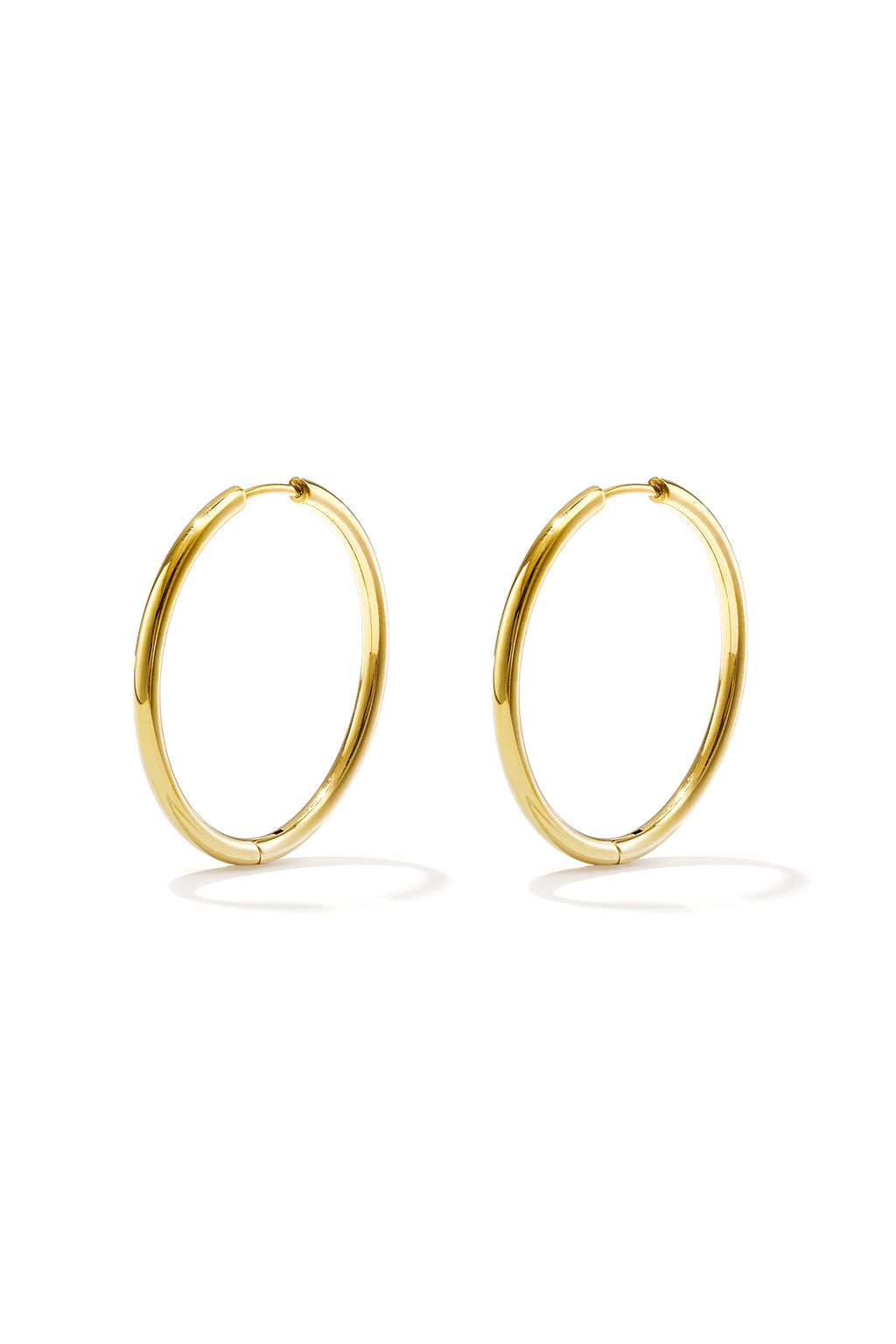 Orecchini a cerchio piccolo in acciaio inossidabile Gold Stainless Steel