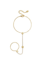 Collana in stile tennis con fiori