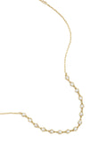 Collana con pietre rotonde di zirconi cubici