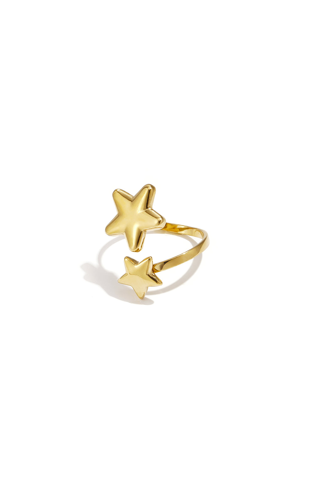 Anelli minimalisti in acciaio inossidabile, serie Star Simple Daily Simple, gioielli da donna