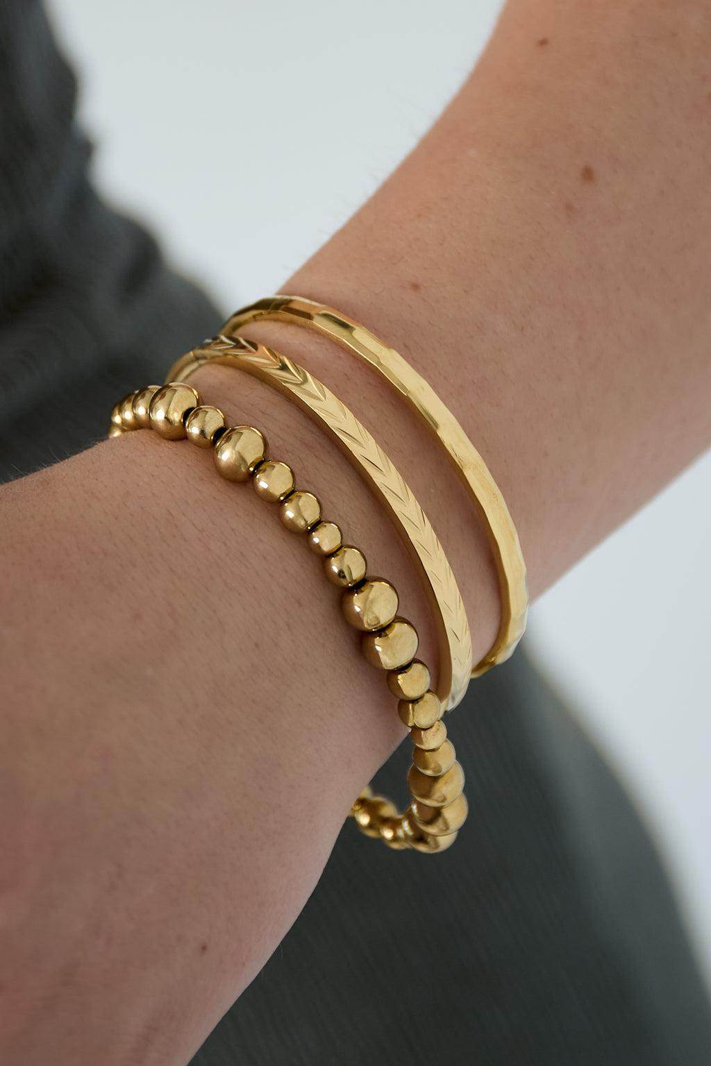 Braccialetti in acciaio inossidabile geometrici casual quotidiani