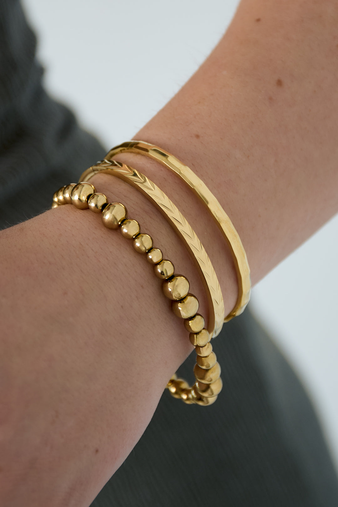 Braccialetti in acciaio inossidabile geometrici casual quotidiani