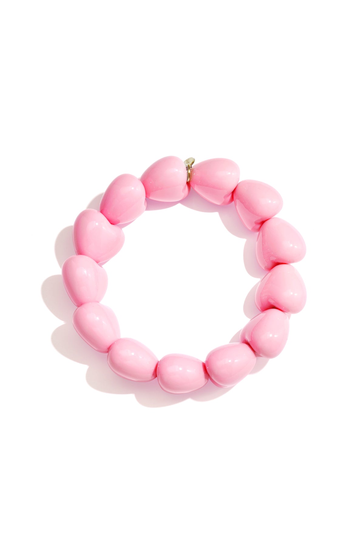 Braccialetto a forma di cuore piccolo con 13 perline