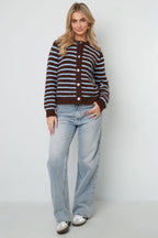 Cardigan a righe