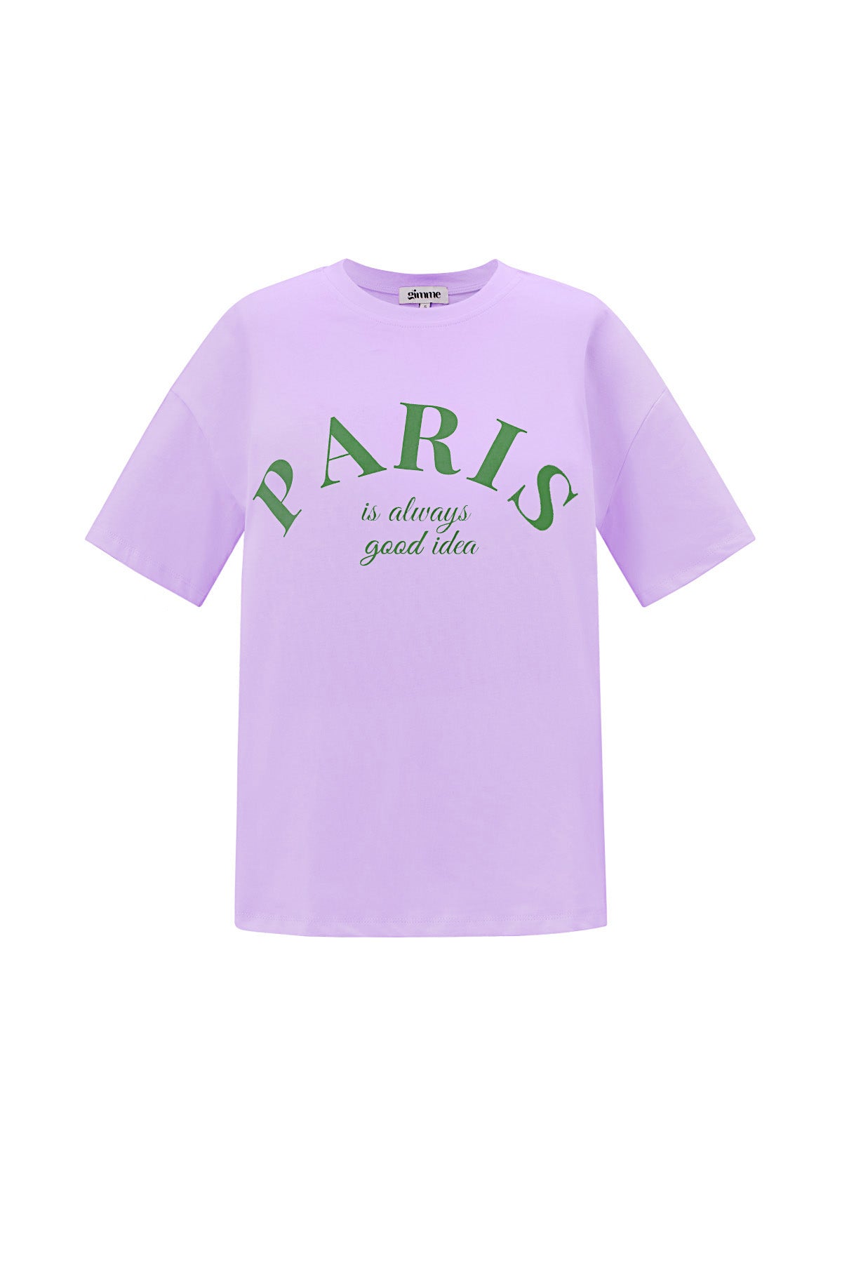 Cotton Maglietta Donna Casual Letters