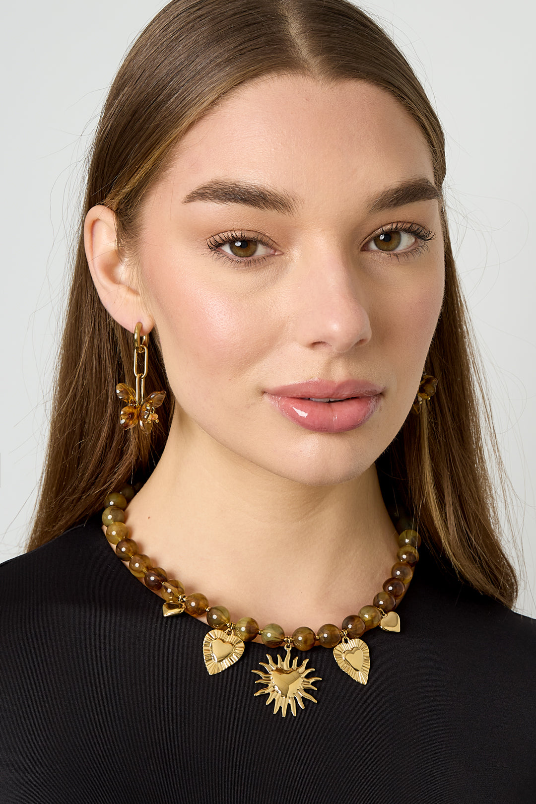 Collana di perline con ciondoli estivi