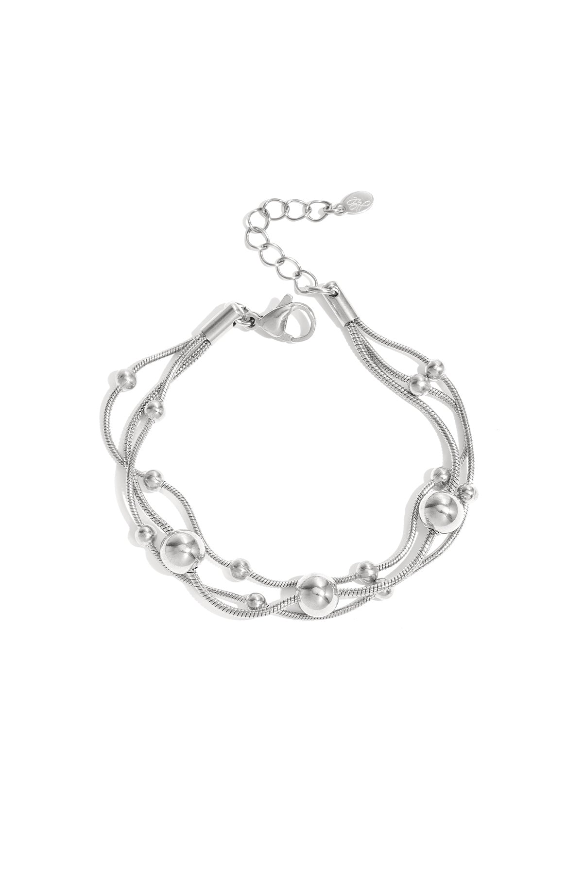 Bracciale con catene e pois