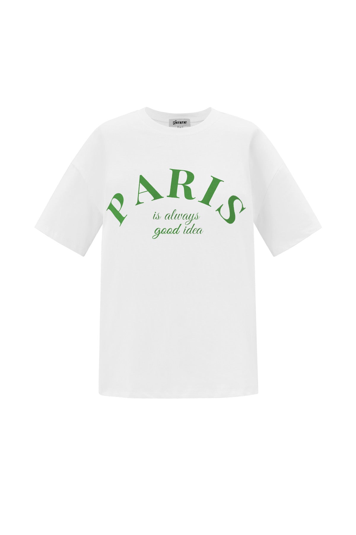 Cotton Maglietta Donna Casual Letters