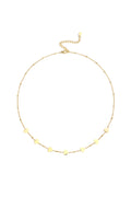 Collane a catena in acciaio inossidabile con cuore, casual, quotidiane, semplici, gioielli da donna