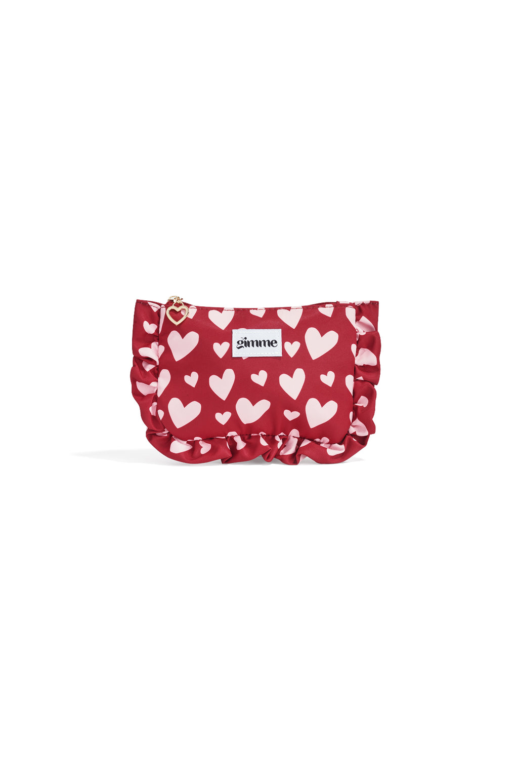 Borse per il trucco a forma di cuore, casual, in poliestere, accessori per San Valentino