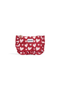 Borse per il trucco a forma di cuore, casual, in poliestere, accessori per San Valentino