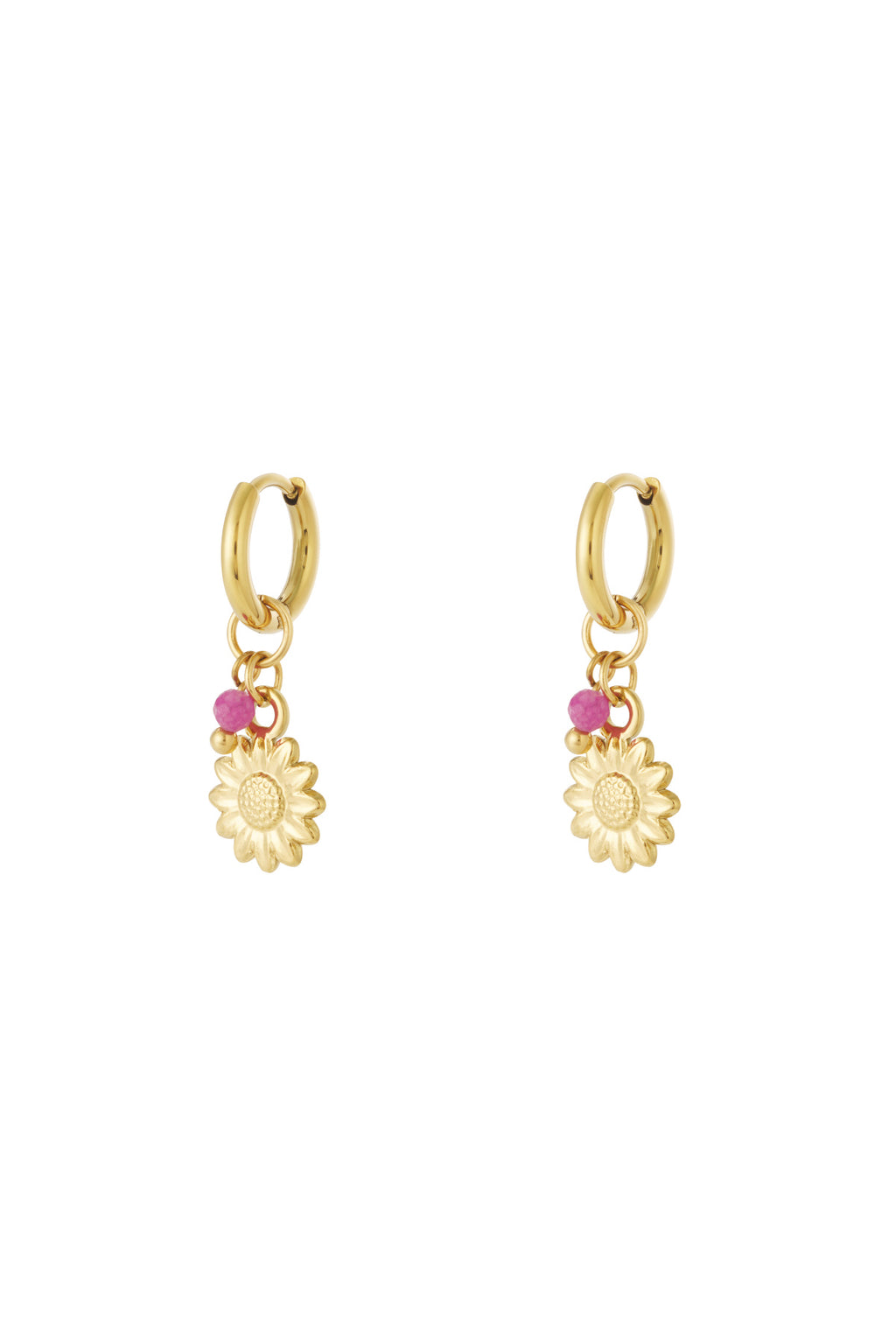 Orecchini petalo rosa
