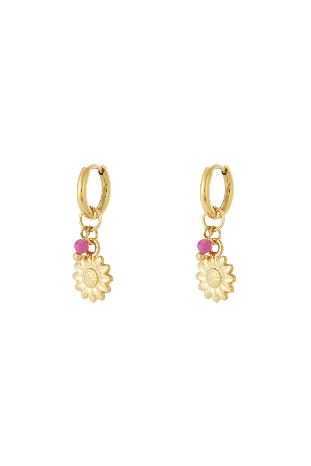 Orecchini petalo rosa
