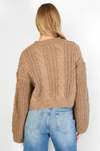 Cardigan a trecce