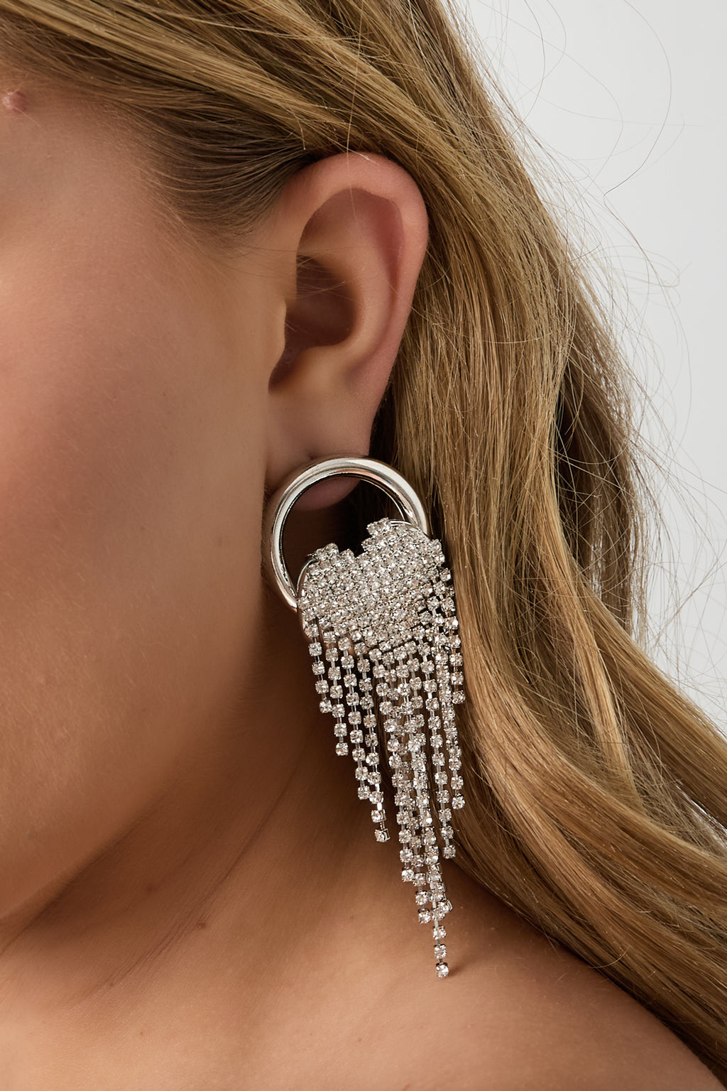Orecchini pendenti in ferro di forma irregolare, eleganti, lussuosi, serie di gioielli da donna, per Natale