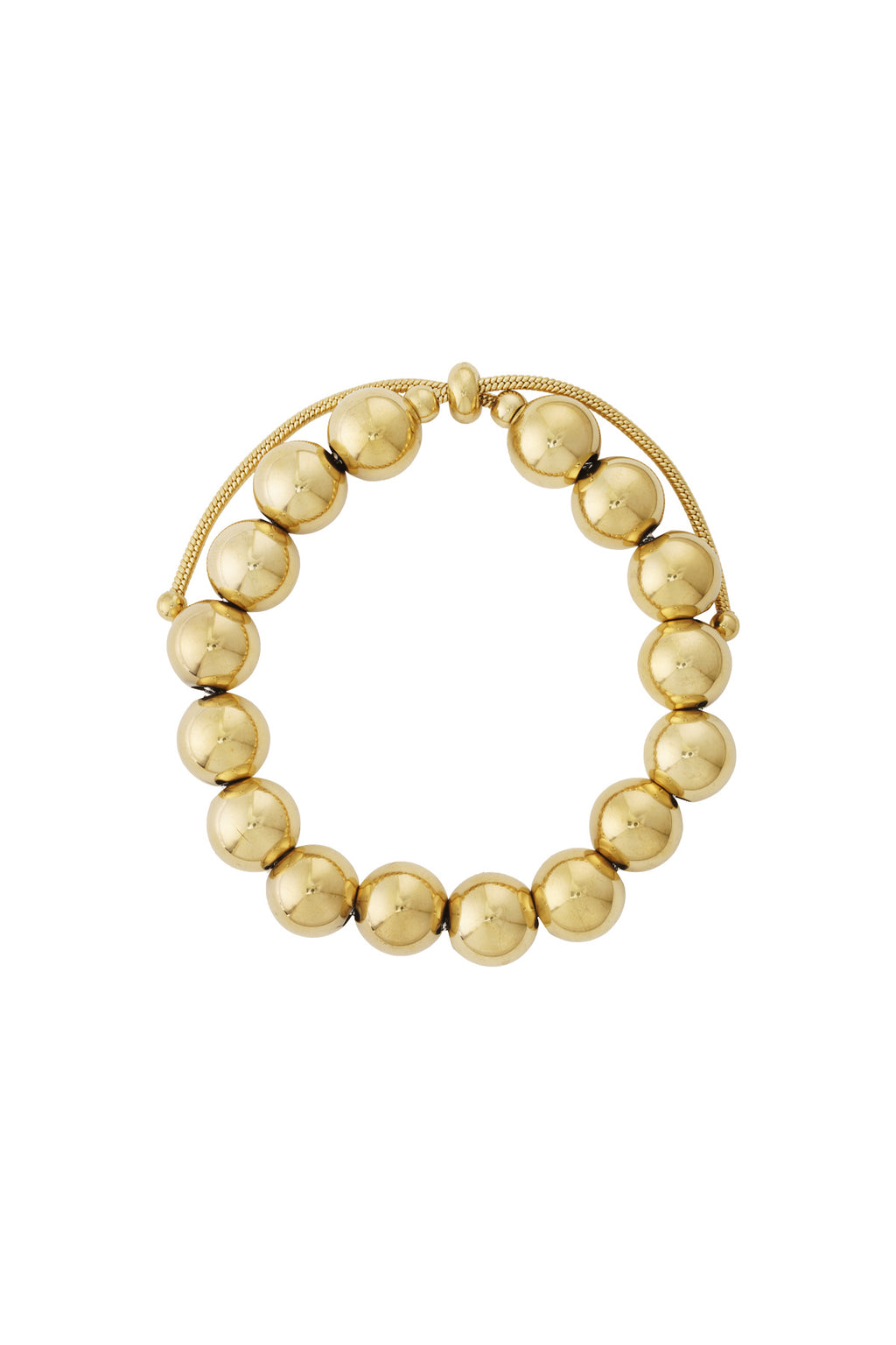 Braccialetto con perline cave - 12 mm