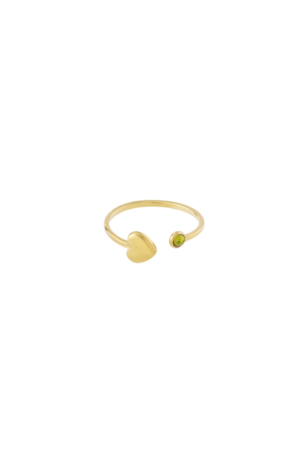 Anello con pietra portafortuna