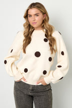 Maglione a pois